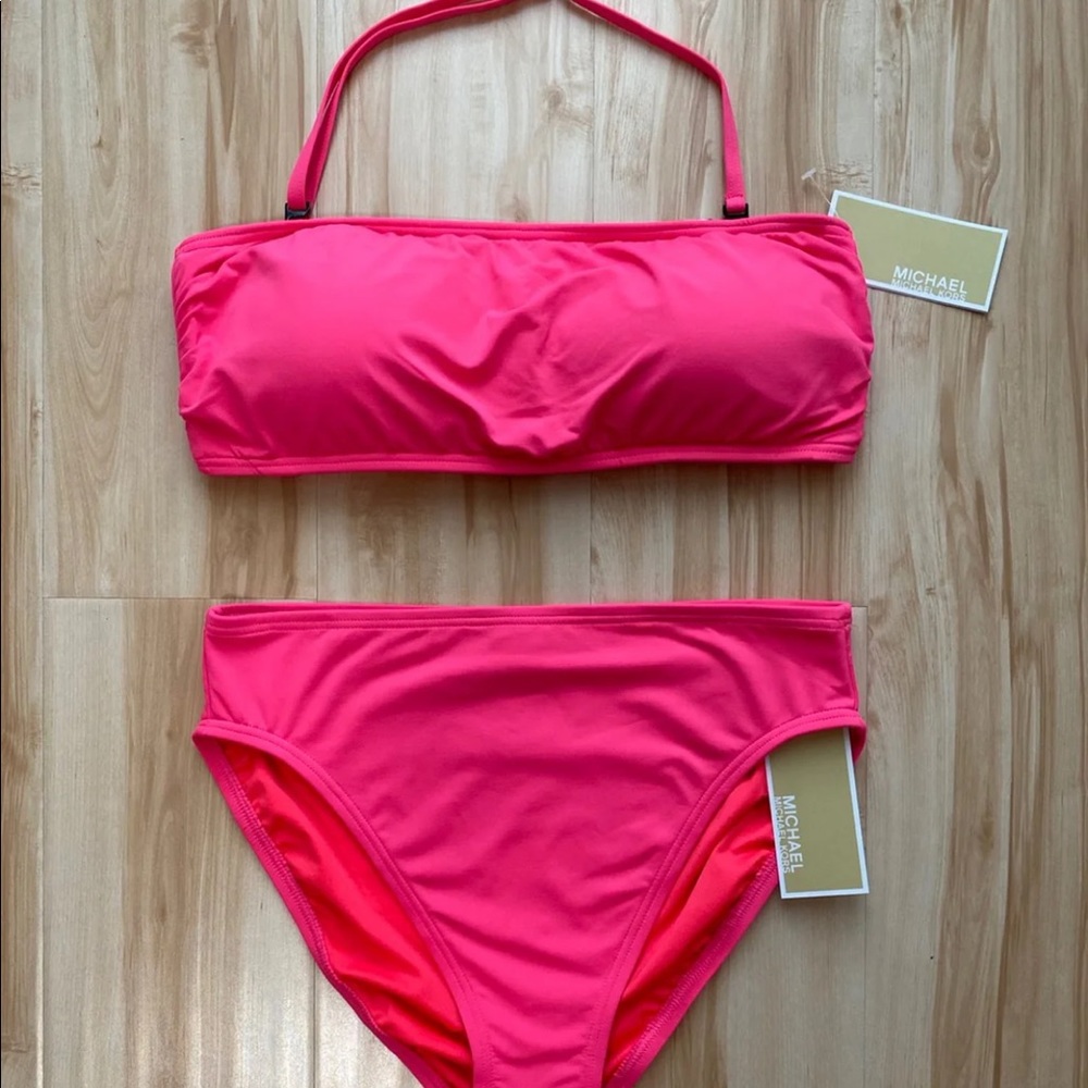 Michael Kors Bandeau Top Swimsuit - NWT
